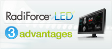 3 advantages of RadiForce monitors with LED backlights