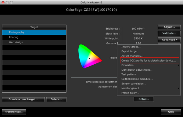 See How Other Devices Display Color with Media Emulation