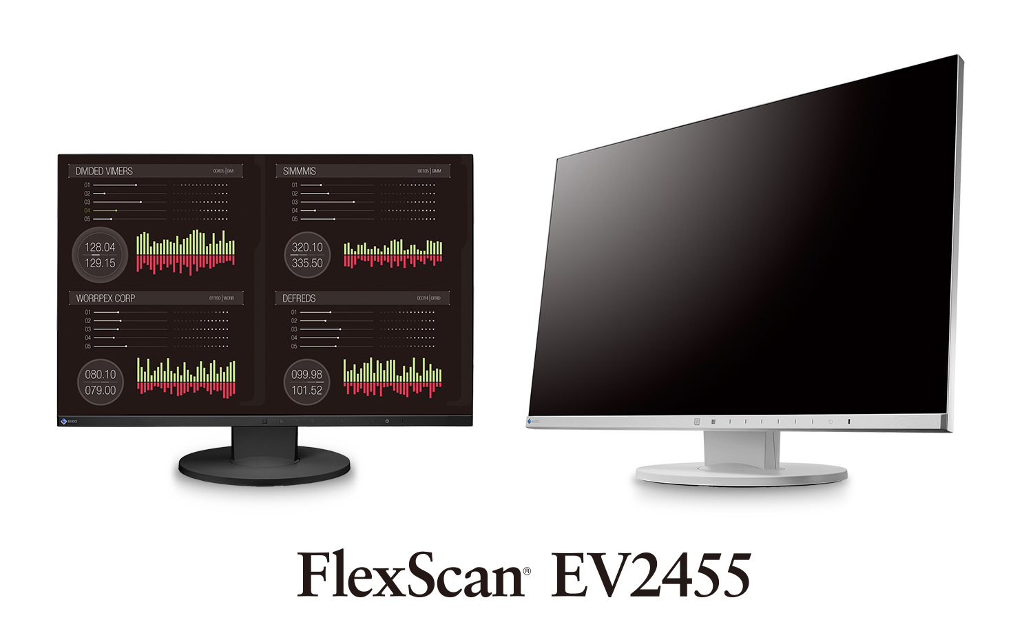 Monitor Reacondicionado LED EIZO FlexScan EV2455 24 1920 x 1200 / DVI /  HDMI / DP / Negro / Grado B